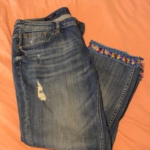 Cropped jeans